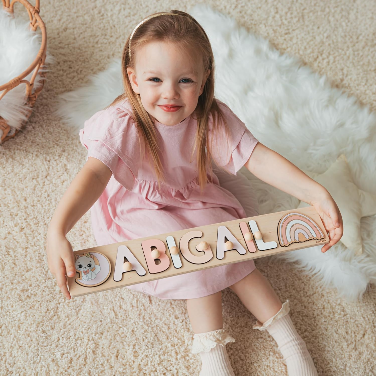 Personalized Wooden Name Puzzle for Kids