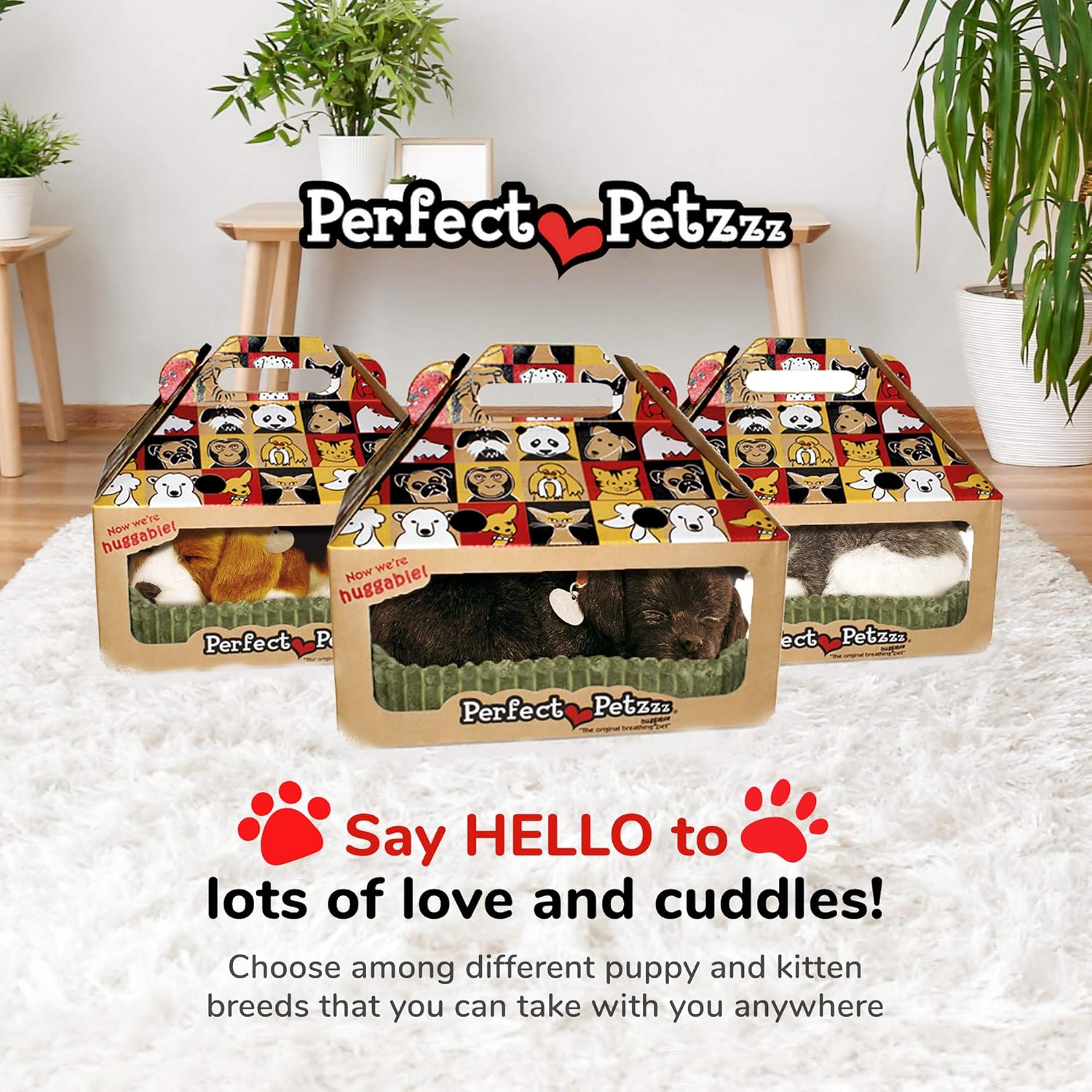Perfect Petzzz - Realistic Black Lab Stuffed Pet Toy 1