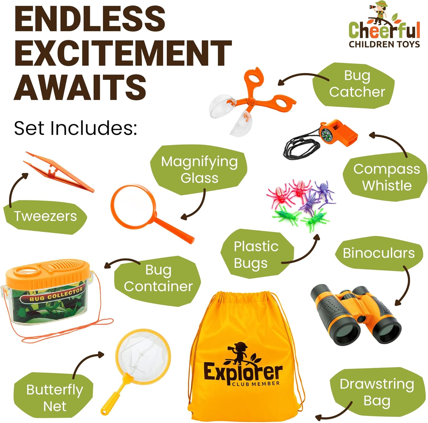 Premium Kids Explorer Kit for 3-7 Year Olds