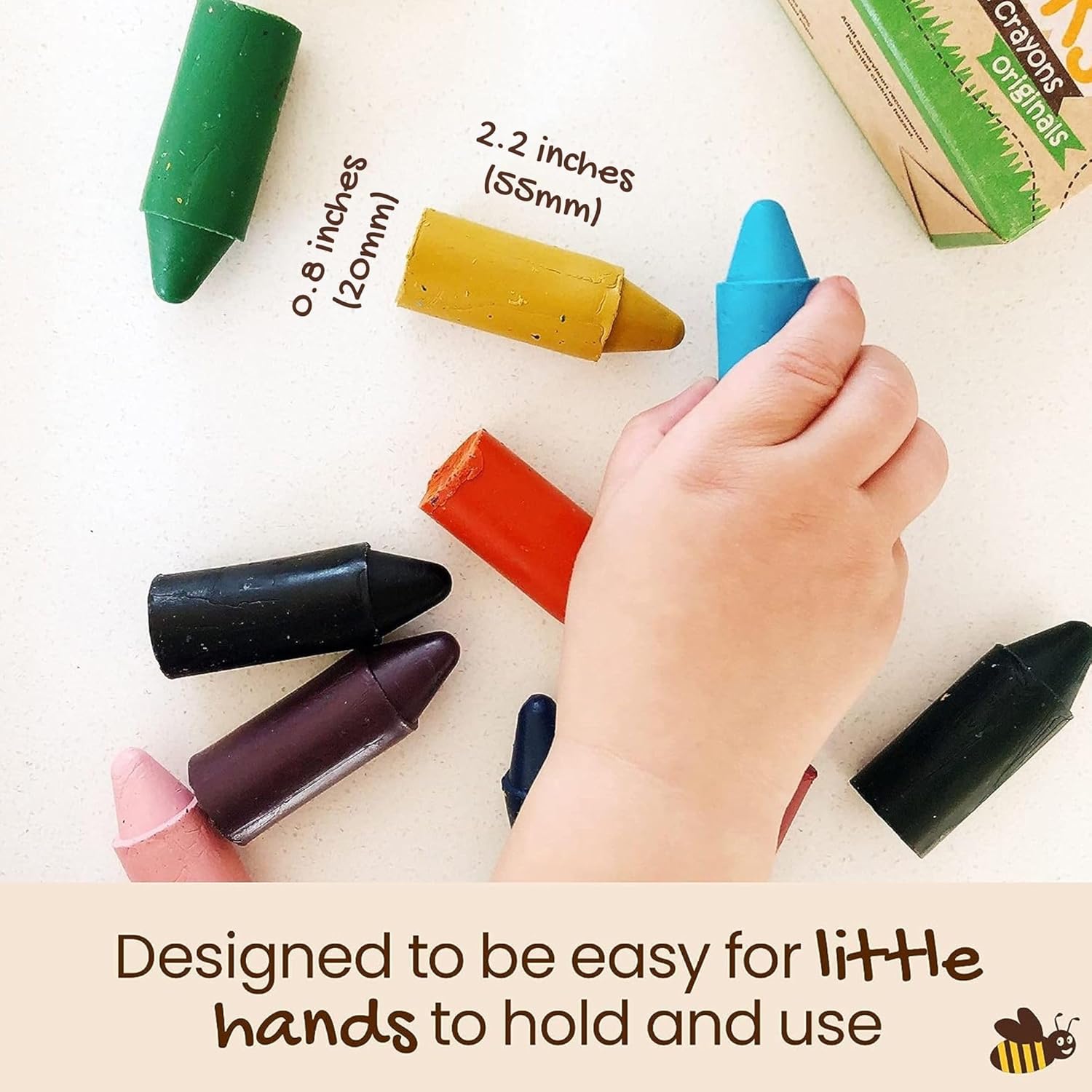Honeysticks 100 Pure Beeswax Crayons Bubble Bath Set