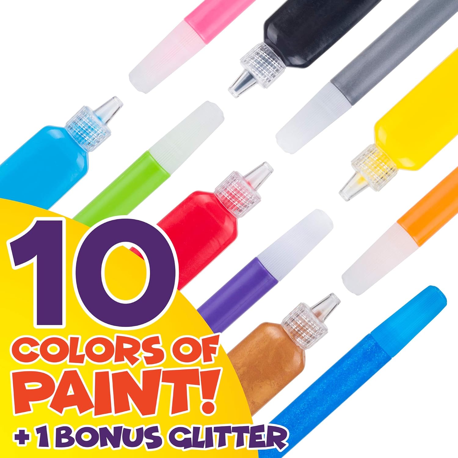 Creative Kids Window Paint Art Kit - 24 Suncatchers Set
