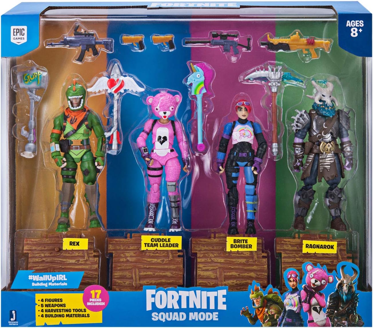 Fortnite Squad Mode 4 Figure Pack