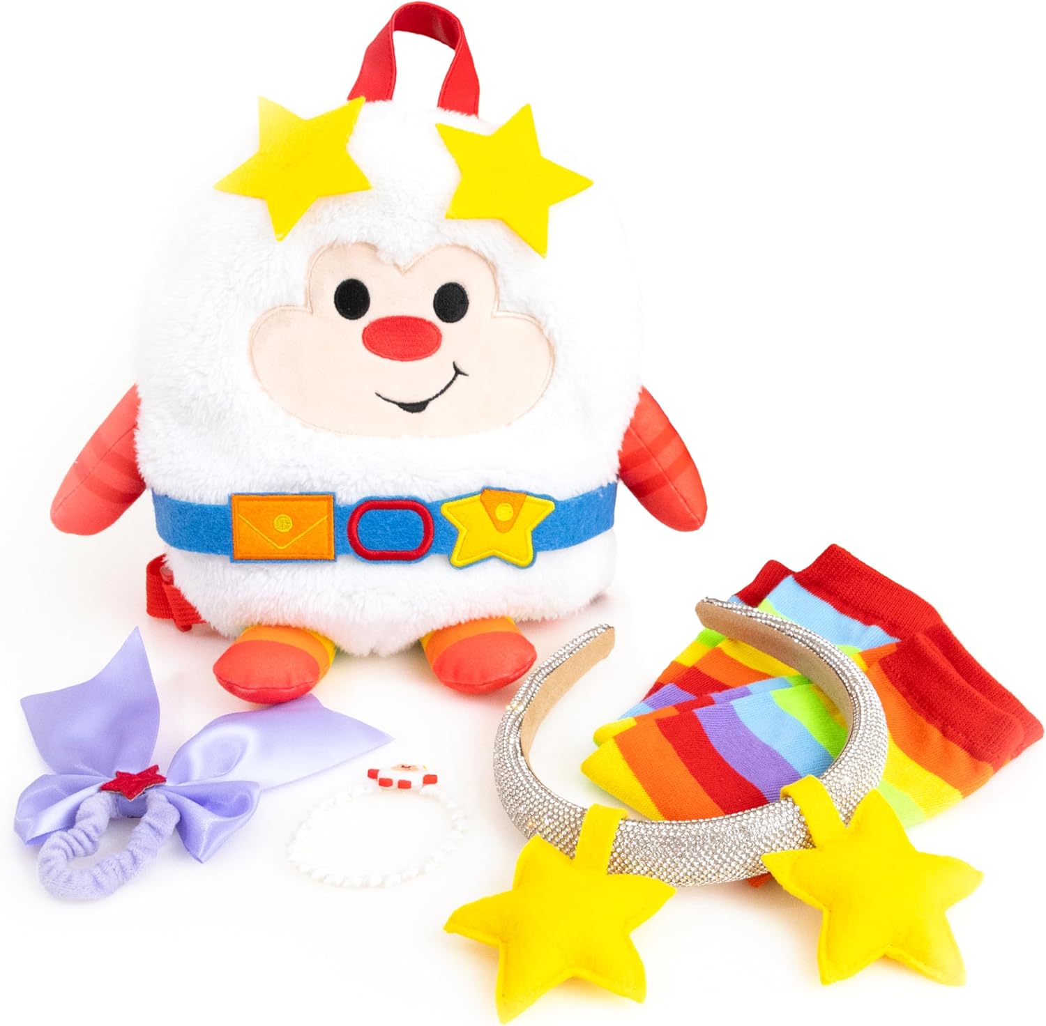 Rainbow Brite 6-Piece Costume Set for Kids Adults