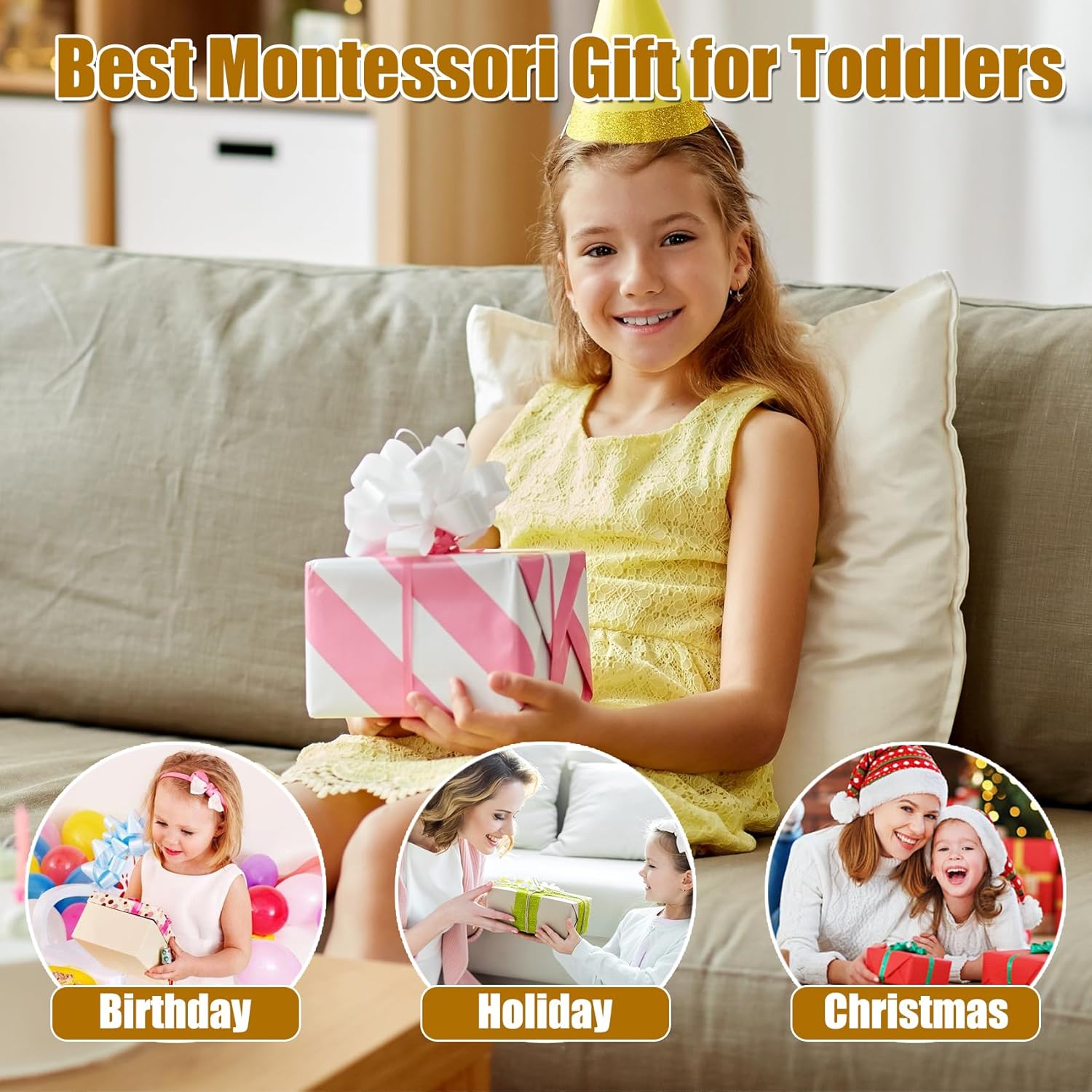 Ranqibo Wooden Musical Instruments Set for Toddlers