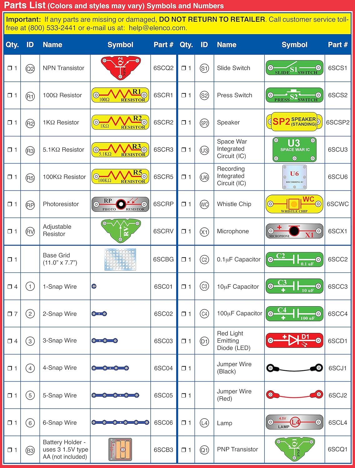 Snap Circuits 203 Electronics Kit 200 STEM Projects