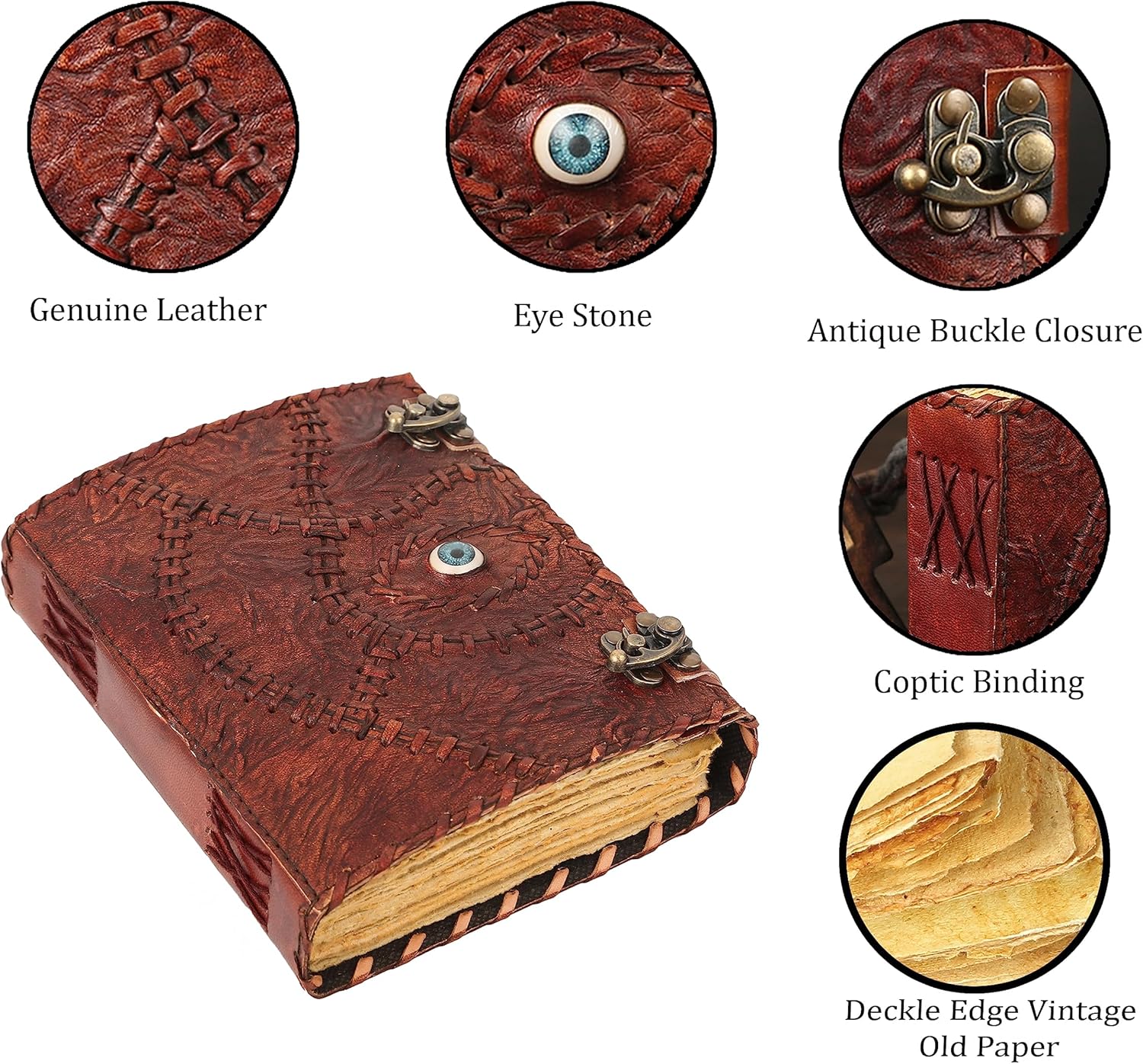 ULCH Hocus Pocus Spell Book with Lock Decor
