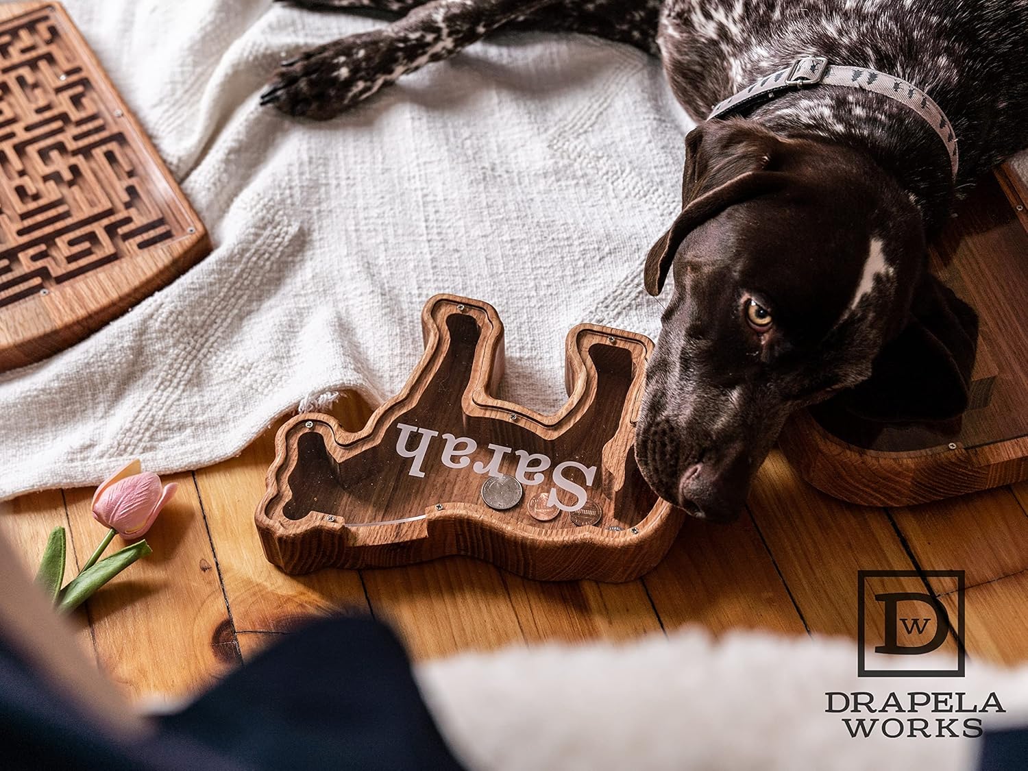 Drapela Works Horse Piggy Bank USA Made Personalized