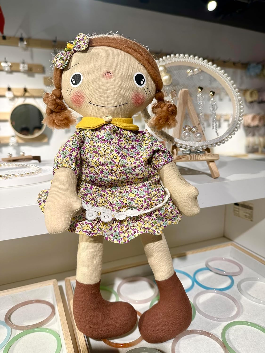Beibei Handmade Doll Cute Plush Toy for Toddlers and Kids