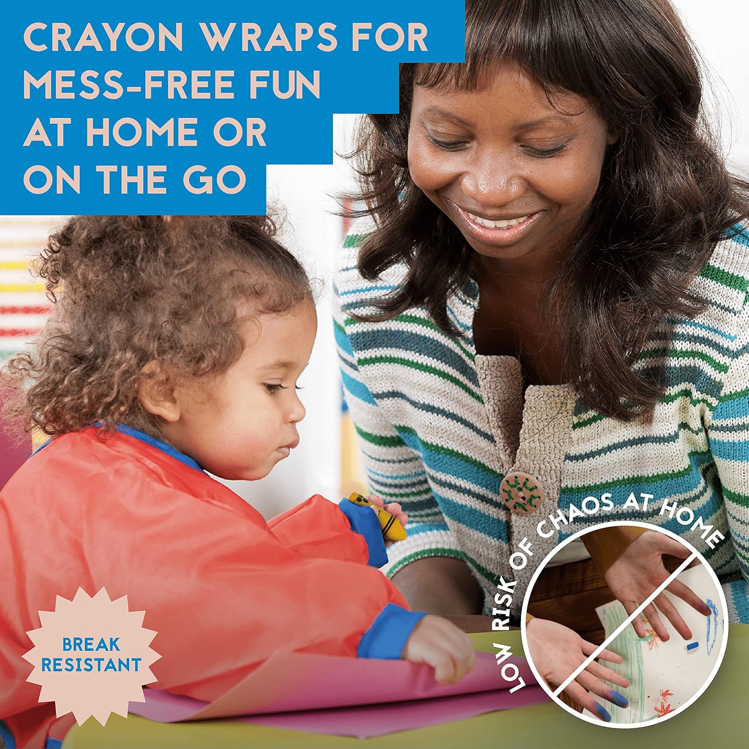 Hieno 100 Pure Beeswax Crayons - Natural Jumbo Sizes for Toddlers