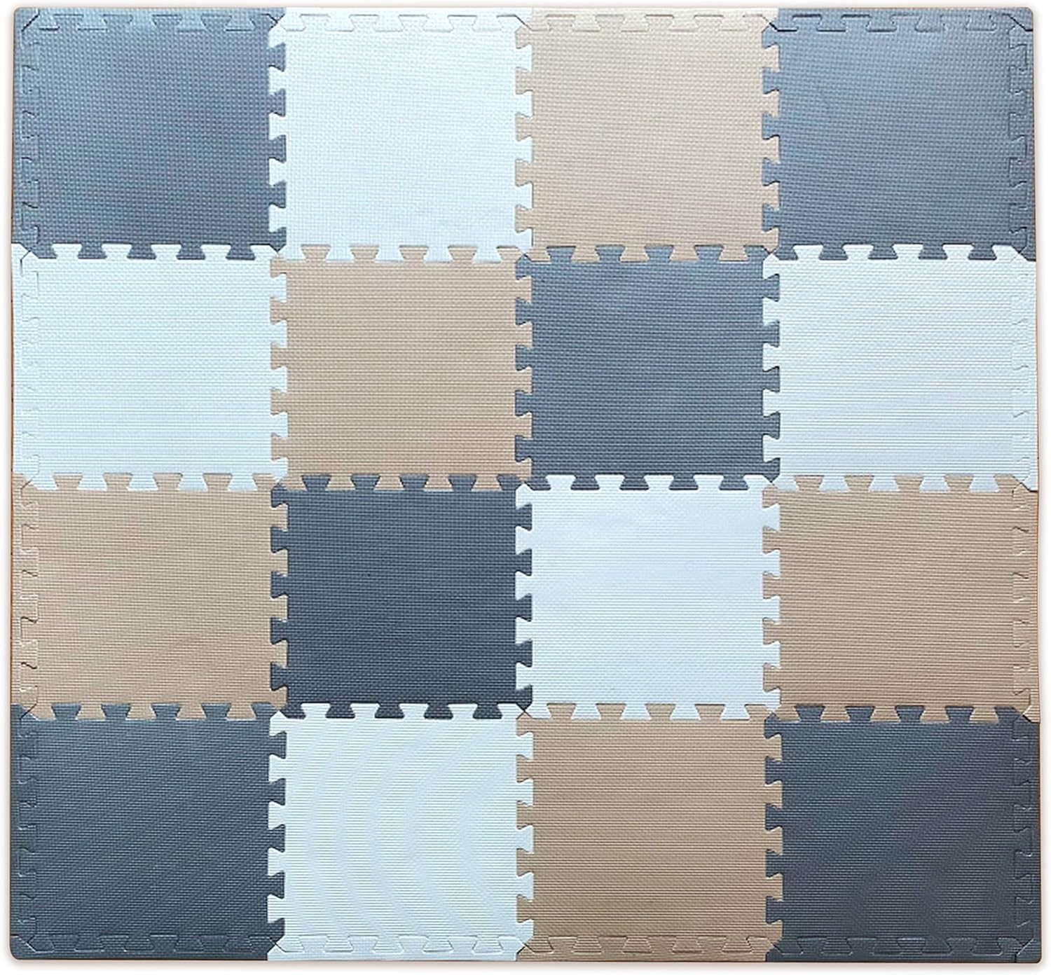 MioTetto Foam Floor Tiles for Kids - Safe Comfortable Play Mat