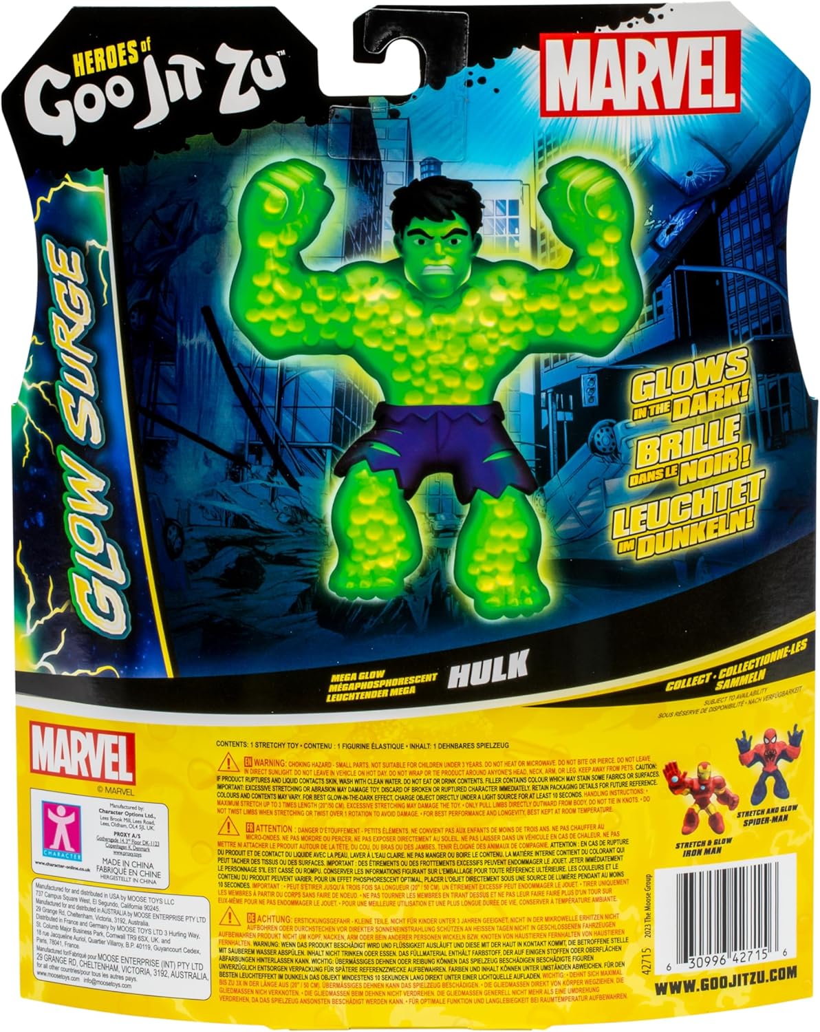 Heroes of Goo Jit Zu Mega Glow Hulk