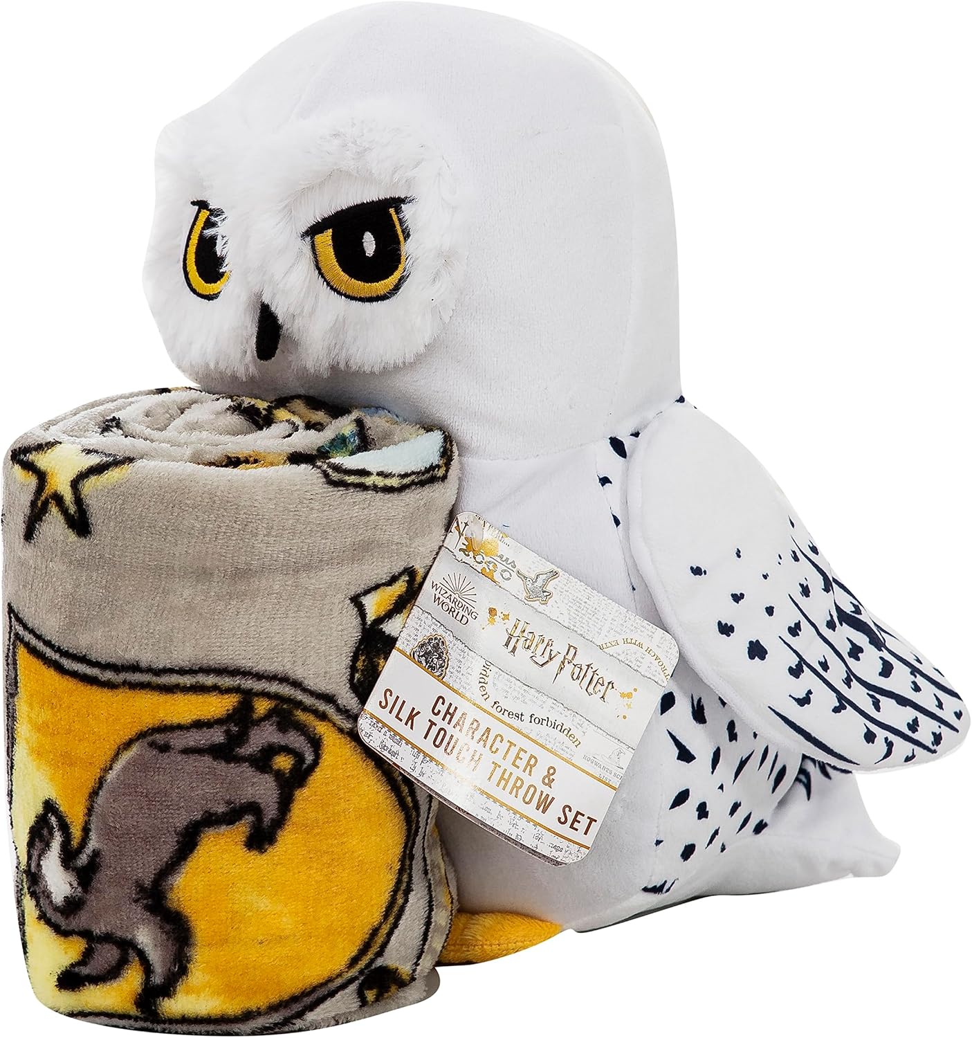 Northwest Hedwig Hugger Pillow Throw Blanket Set