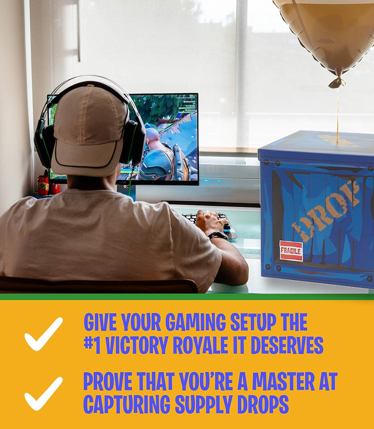 CampLiner Large Loot Drop Box - Gamer Decor Gift
