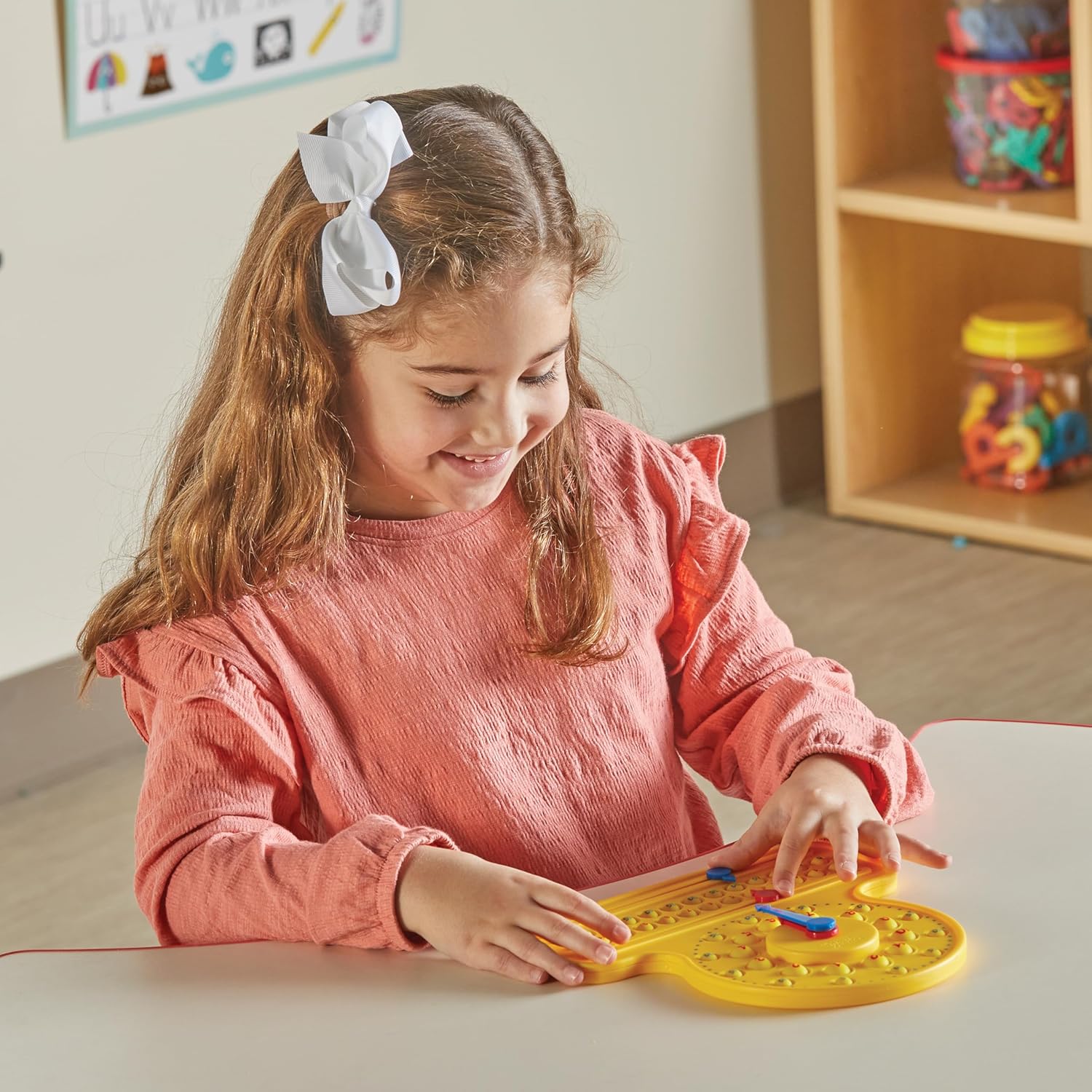 Hand2Mind NumberLine Clock Sensory Bubble Popper