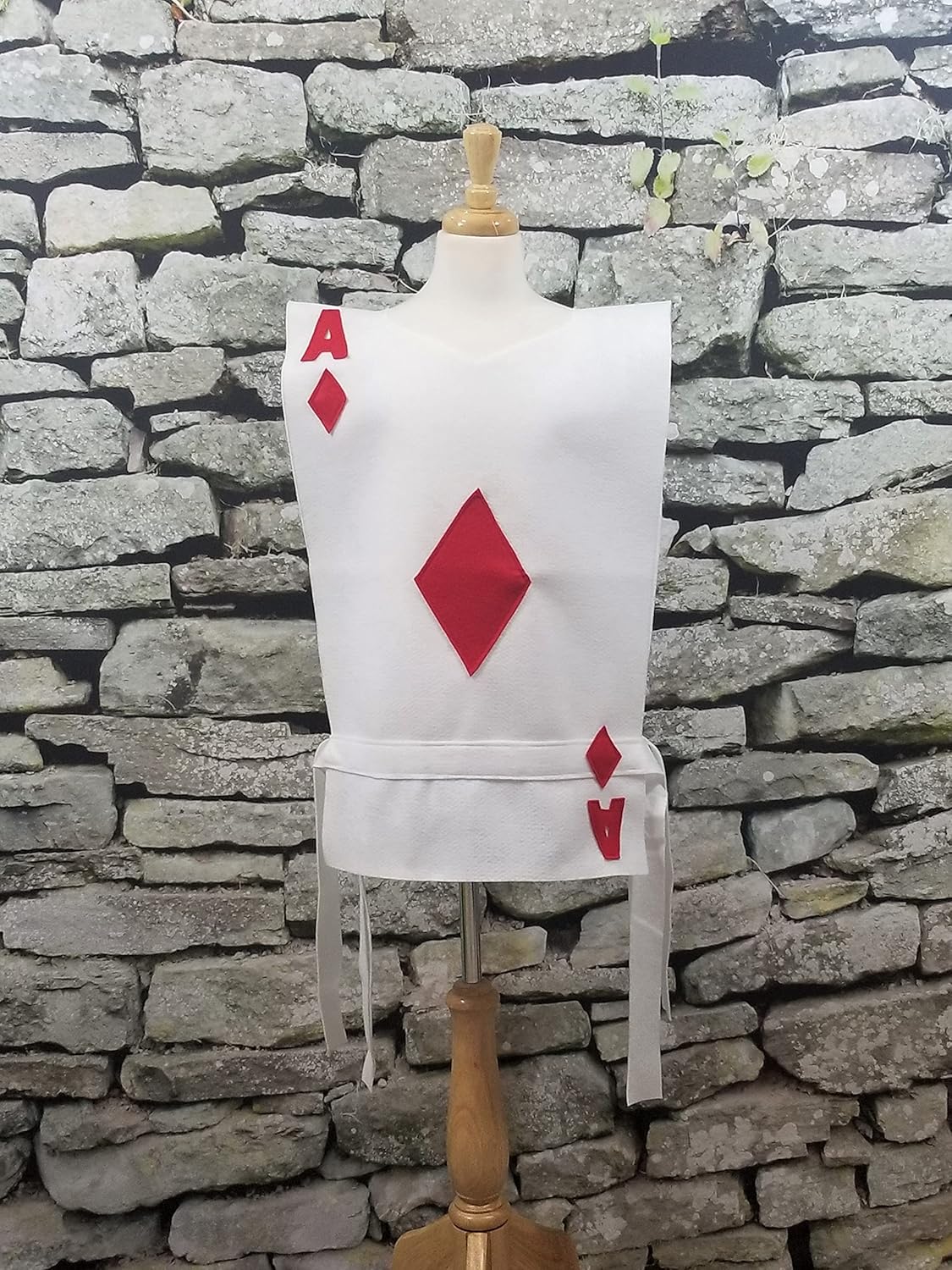 Ace of Diamonds Costume Tunic - Kids Adults